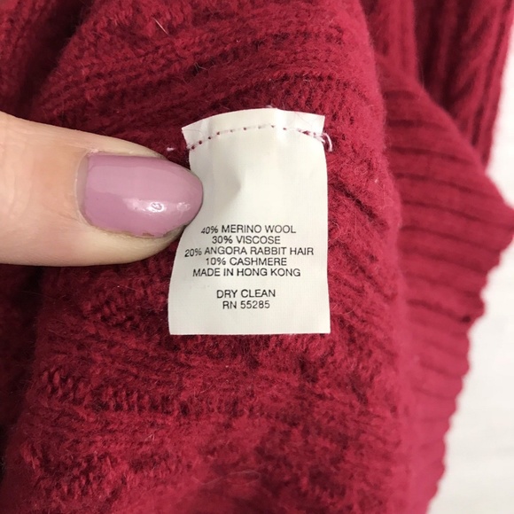 Express Merino Wool Angora Cashmere Sweater - Picture 4 of 6